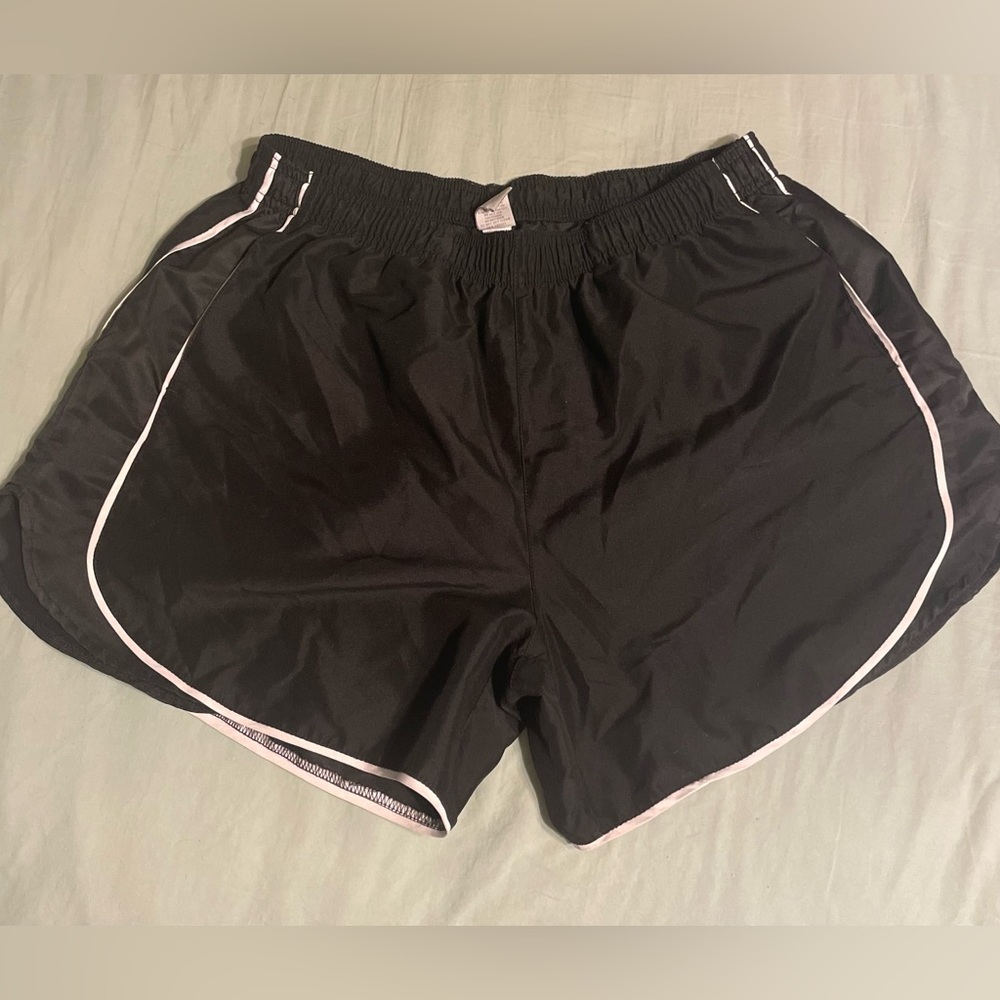 BCG black running shorts women’s size large